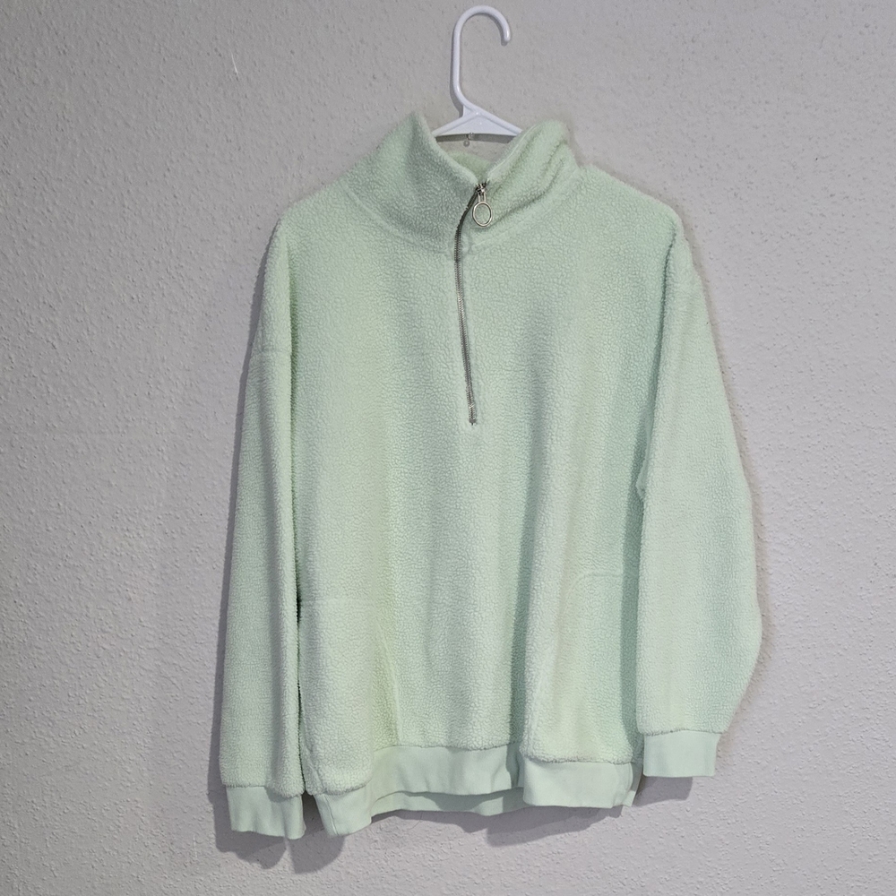 Ava & Viv Mint Green Turtleneck Sweater